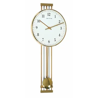 HERMLE Pendeluhr 57,0 cm 70722-002200 gold/weiß