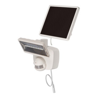 Solar LED-Strahler SOL 800 IP44 mit Infrarot-Bewegungsmelder weiss