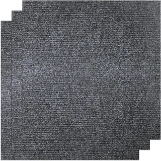 30 Stück Teppichfliesen 30x30cm selbstklebend rutschfest Bodenbelag grau