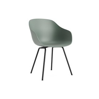 Stuhl About A Chair AAC226 Black powder coated steel base fall green 2.0