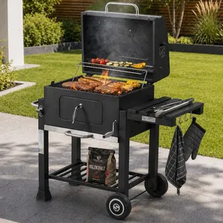 Strattore Holzkohlegrill XL schwarz