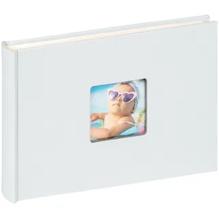 walther design Fotoalbum hellblau 22 x 16 cm mit Cover-Ausstanzung, Fun FA-207-BL