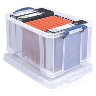 Really-Useful-Box Aufbewahrungsbox 48C, 48L, mit Deckel, Kunststoff, 60 x 40 x 32cm