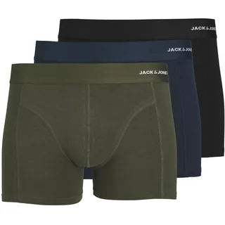 JACK & JONES JACBASIC BAMBOO TRUNKS unifarben grün S 3er Pack