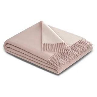 Biederlack Plaid 150 x 200 cm Rosa