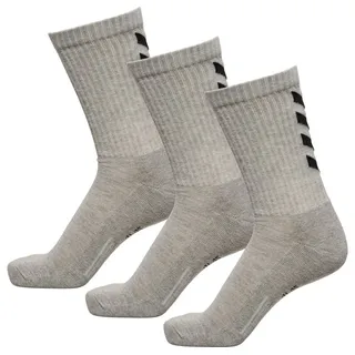hummel Fundamental 3-Pack Socken 3 Paar Grau 32-35