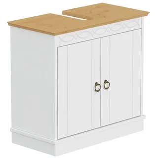 OTTO home Waschbeckenunterschrank Indra 64 x 66 cm Weiß
