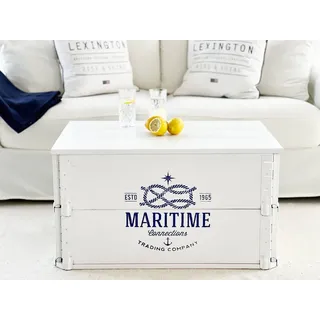 Truhe Couchtisch Holz massiv Wohnzimmertisch Truhentisch Kiste vintage shabby