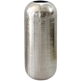 FineBuy FineBuy, Vase, Bodenvase FB76403 Aluminium 60 cm Silber