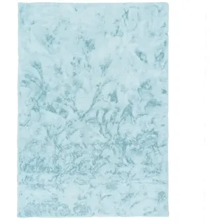 Pergamon Plush Fellteppich 140 x 180 cm Türkis