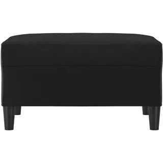 vidaXL Fußhocker Kunstleder 70 x 55 x 41 cm Schwarz