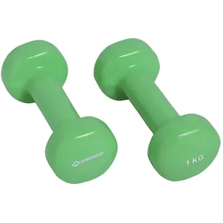 Donic Schildkröt Schildkröt Fitness Vinyl Hantel Set Hantel-Set 2 x 1,0 kg grün