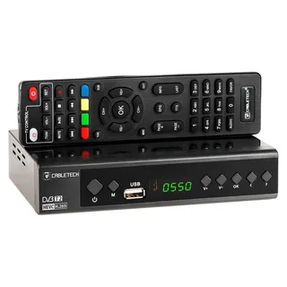 Cabletech HDTV Tuner DVB-T2/DVB-C URZ0336C - Schwarz