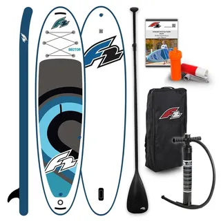 F2 SUP Stand Up Paddle Board Sector SMU 350 x 11,5 cm Blau