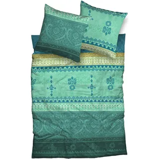 Casatex Indi Satin smaragd 135 x 200 cm + 80 x 80 cm
