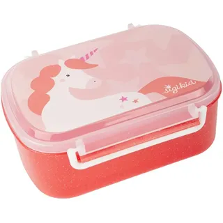 Sigikid Kinder Brotdose Einhorn, rot