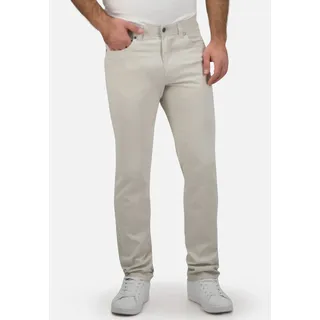 Stoffhose BRÜHL "York" Gr. 56, EURO-Größen, weiß (altweiß) Herren Hosen 5-Pocket-Hose Stoffhosen in schlichtem Design