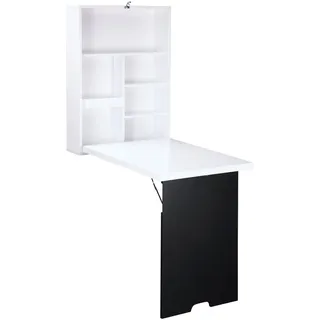 Homcom Wandtisch Klappbar 0 x 0 cm Weiß