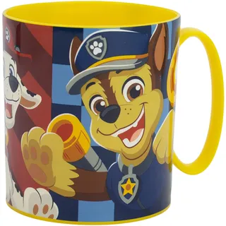Stor Paw Patrol Kinder Kunststoffbecher 390ml - Mikrowellengeeignet, Bruchfest und Wiederverwendbar für Kinder
