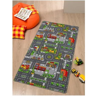 Meubinex City Kinderteppich 80 x 120 cm mehrfarbig