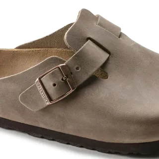 Birkenstock Boston Nubukleder geölt schmal tabacco brown 39