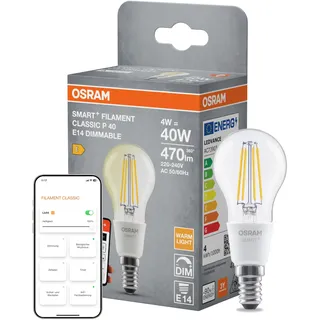Osram SMART+ Matter Leuchtmittel E14 4 W warmweiß