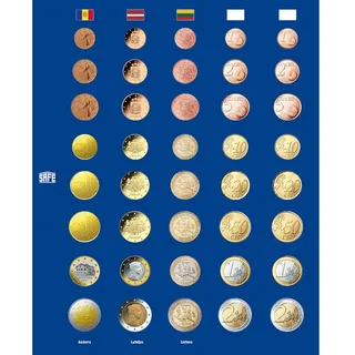 safe-album SAFE 1861 Vordruckblätter für Euro-Sätze