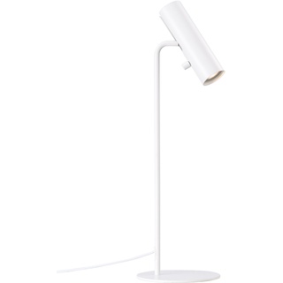 Tischleuchte DESIGN FOR THE PEOPLE "MIB" Lampen Gr. Ø 6 cm Höhe: 66 cm, weiß Schreibtischlampe Schreibtischlampen