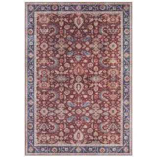 NOURISTAN Teppich Vintage Teppich Vivana Bordeaux Rot, rechteckig, Höhe: 5 mm rot 120 cm x 160 cm x 5 mm