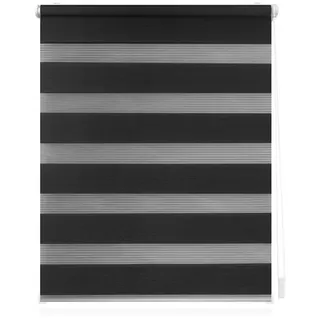 Lichtblick Duo Rollo / Doppelrollo Klemmfix 100 x 150 cm anthrazit