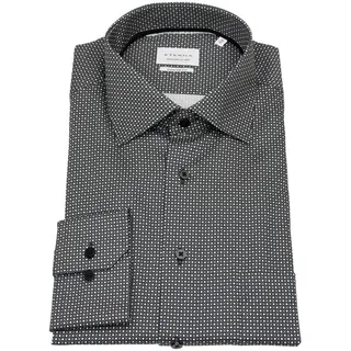 Eterna Langarmhemd Modern Fit Schwarz 43