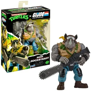 Playmates Teenage Mutant Ninja Turtles x G.I. Joe: Buzzer x Rocksteady