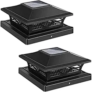 Solar-pfostenkappenleuchten Für Den Außenbereich, Terrasse, Zaunpfostenleuchte, Gartendekoration, 2 Stück