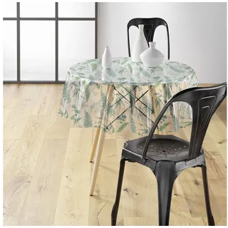 Douceur d'intérieur Tischdecke Aurea Ø 140 cm Grün