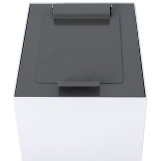 PROREGAL Klappendeckel für modulare Abfalltrennanlage mit 60 Liter | HxBxT 4,2x25,5x33cm | Anthrazit