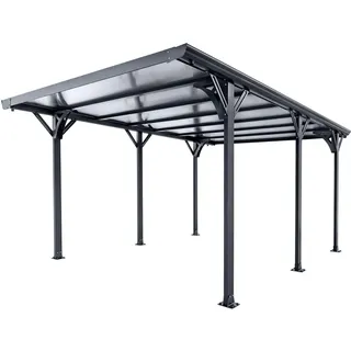 Juskys Carport 5 x 3 m mit Flachdach