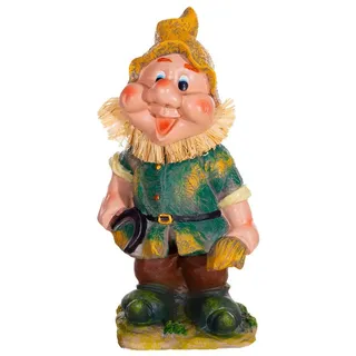 BIRENDY Dekofigur Zwerg, Gartenzwerg XXL Gartenwichtel NF13102 Groß 41cm Gartenfigur