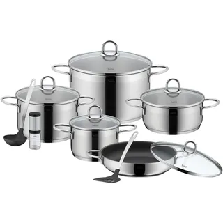 Silit Diamant Topf-Set 9-tlg. 3 x Fleischtopf + Bratentopf + Bratpfanne