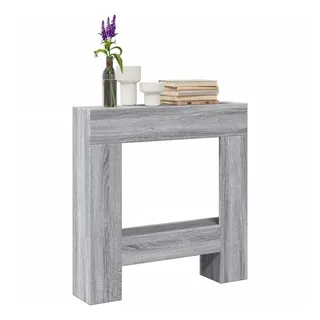 vidaXL Kaminumbauschrank 81 x 18 x 82 cm Grau