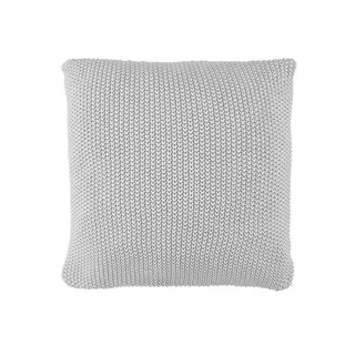 Marc O'Polo Nordic Knit Kissen 50 x 50 cm Silber