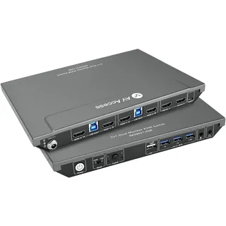 AV Access KVM Switch 2 PC 2 Monitore