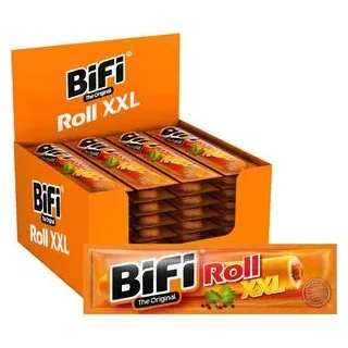 Bifi Roll XXL, herzhafte Salami, je 75g, 24 Stück