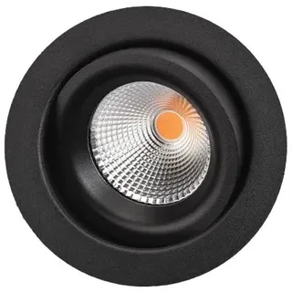 SG ARMATUREN LED Einbaustrahler 7W 580lm schwenkbar 1-PACK schwarz