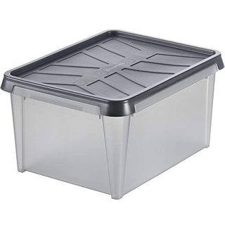 Hammarplast 6X SmartStore Dry 31 Aufbewahrungsbox wasserdicht, 33 Liter, 500 x 400 x 260 mm - anthrazit