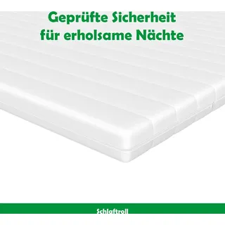 Matratzenauflage - Kaltschaum-Topper mit orthopädischen Eigenschaften, Größe 80x200. - Weiß