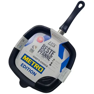 AMT Gastroguss AMT Beste Pfanne Metro Edition - Eckpfanne Induktion, 28x28 cm