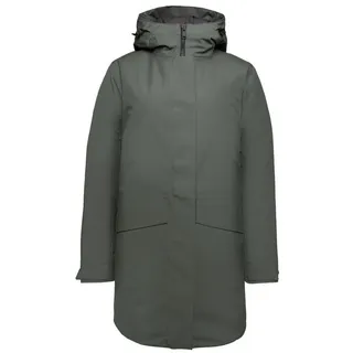 Jack Wolfskin Wintermantel Tempelhof Coat Damen Winterjacke, Wintermantel, Parka, Regenmantel, Kapuzenjacke grün XXL (48)