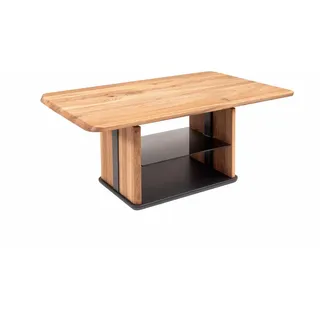 58 aufm Kessel Couchtisch Charine Grau Wildeiche 110 x 65 x 65 cm