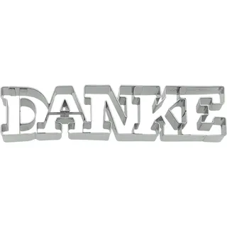 RBV Birkmann Birkmann, XXL Ausstechform DANKE, 15,5 cm