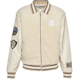 Karl Kani OG Teddy College Jacket Beige XS